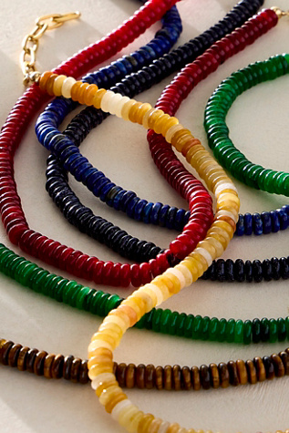 ALV Anguilla Semiprecious Stone Necklace