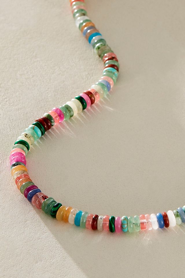 ALV Anguilla Semiprecious Stone Necklace #1