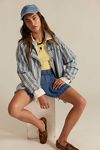 We The Free Striped Denim Barn Coat