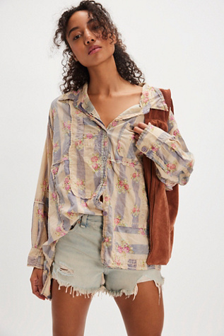 Magnolia Pearl Adison Workshirt at Free People in White