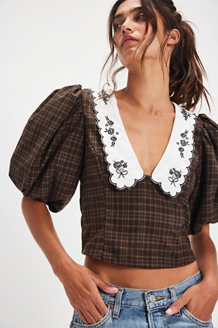 Haut à carreaux University For Love & Lemons