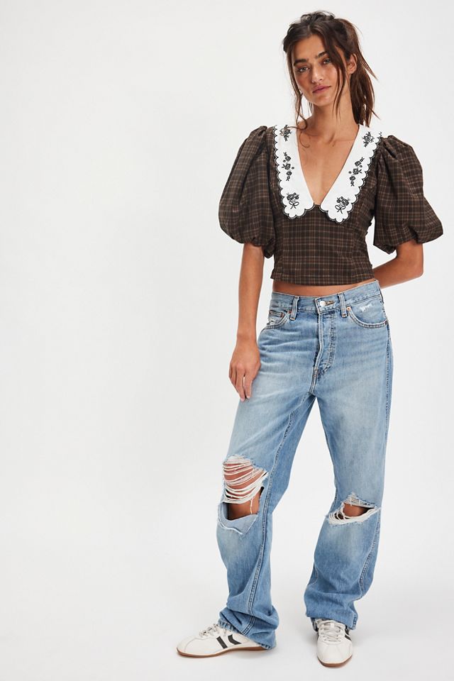 Haut à carreaux University For Love & Lemons #2
