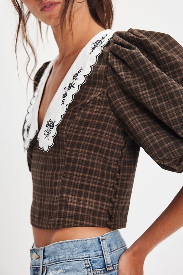 Haut à carreaux University For Love & Lemons #3