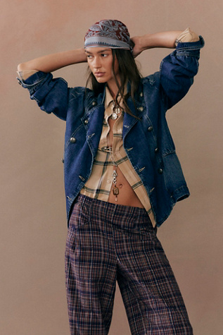 We The Free Imogene Denim Officer Jacket product page