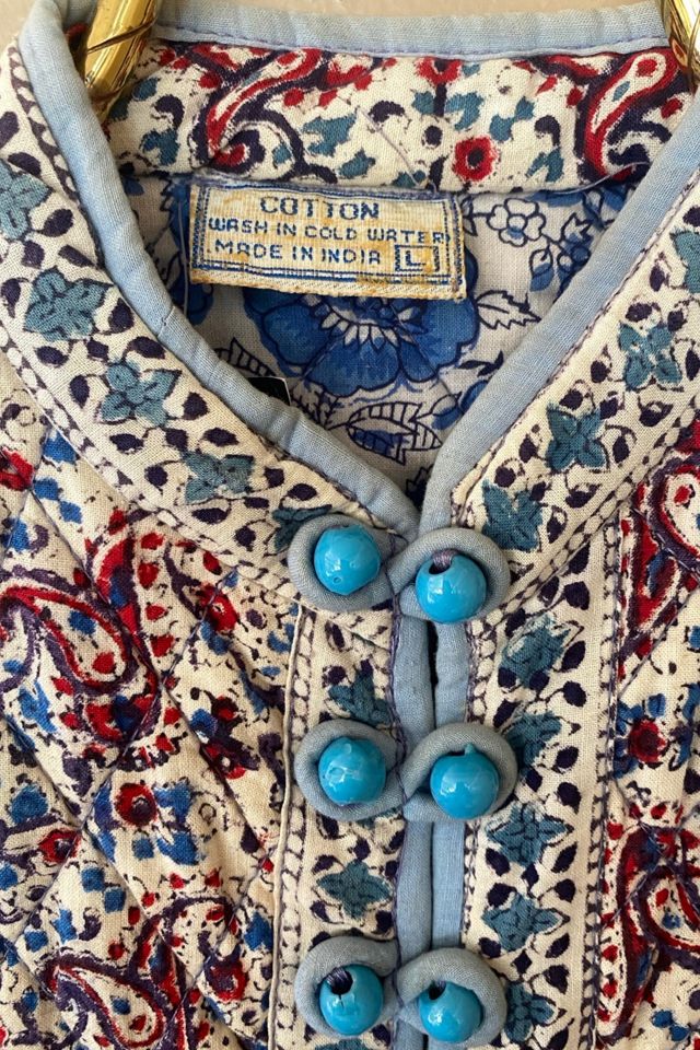 1970s Block Print Quilted Two Piece Set Selected By Ritual Vintage #3