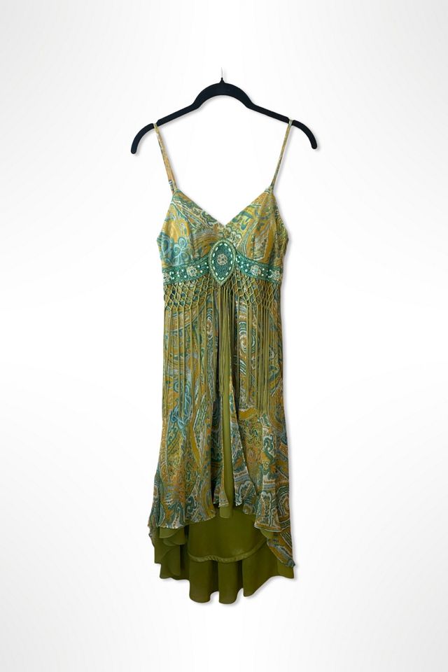 1990s Sue Wong Piano Fringe Paisley Slip Dress Selected By Ritual Vintage |  Free People