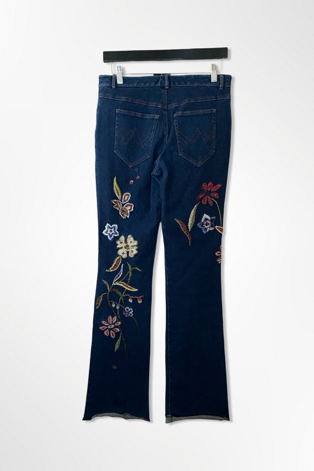 Y2K Beaded And Embroidered Flare Jeans Selected By Ritual Vintage #1