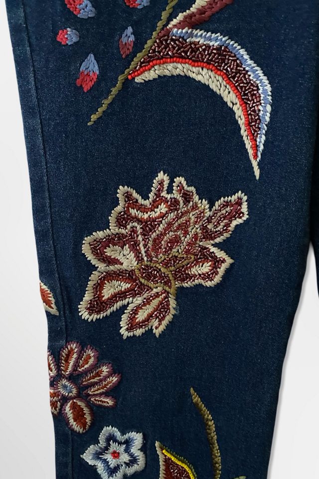 Y2K Beaded And Embroidered Flare Jeans Selected By Ritual Vintage #2