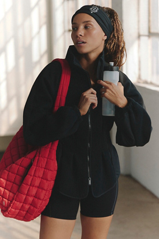 Gia Fleece Jacket by FP Movement at Free People, Black, M