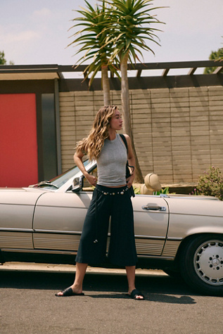Good Feels Culottes by free-est at Free People in Black, Size: XL