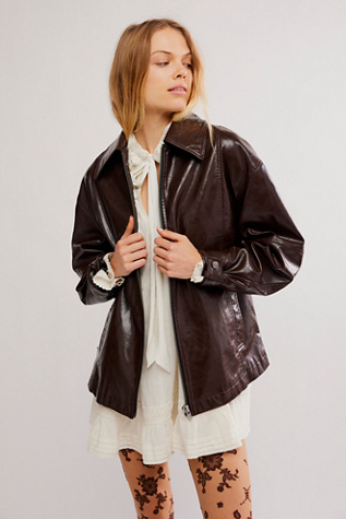 We The Free Sloane Vegan Leather Jacket product page