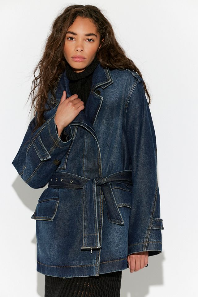 Closed Short Denim Trench #2