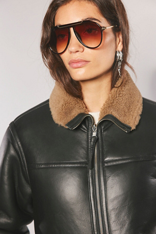 Closed Reversible Leather Jacket