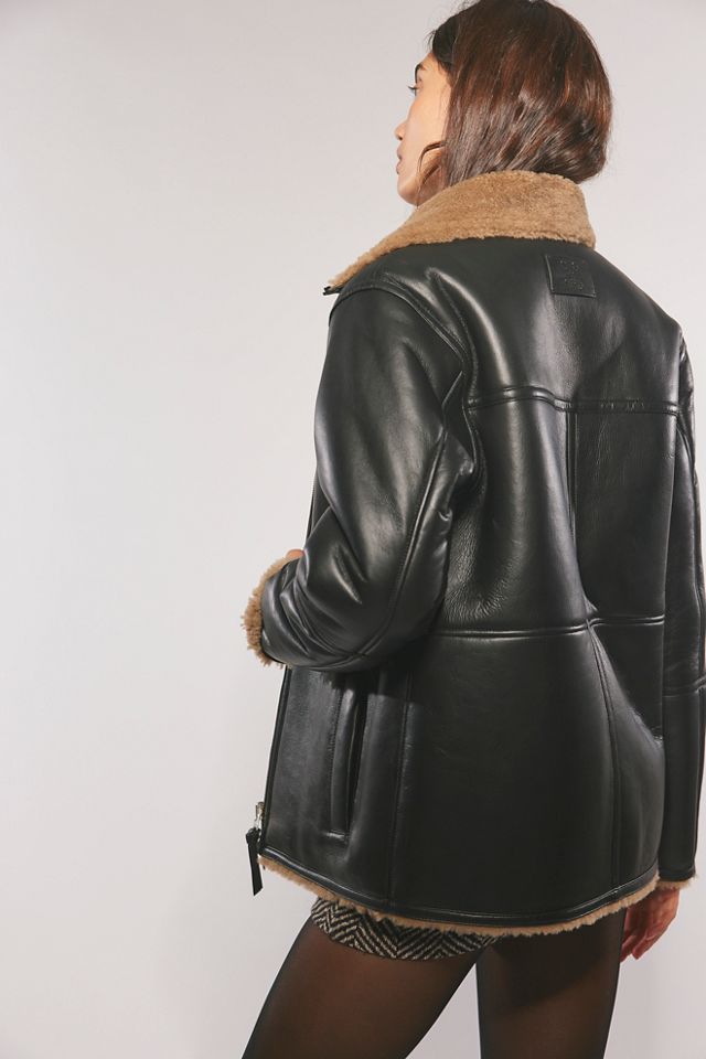Closed Reversible Leather Jacket #1