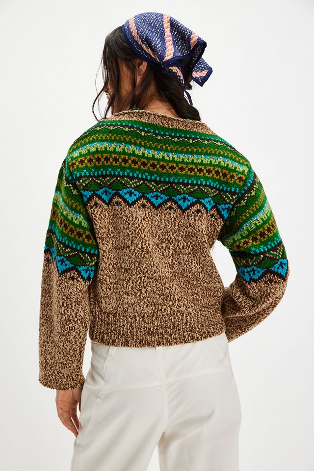 Anna Sui Fair Isle Pullover #1
