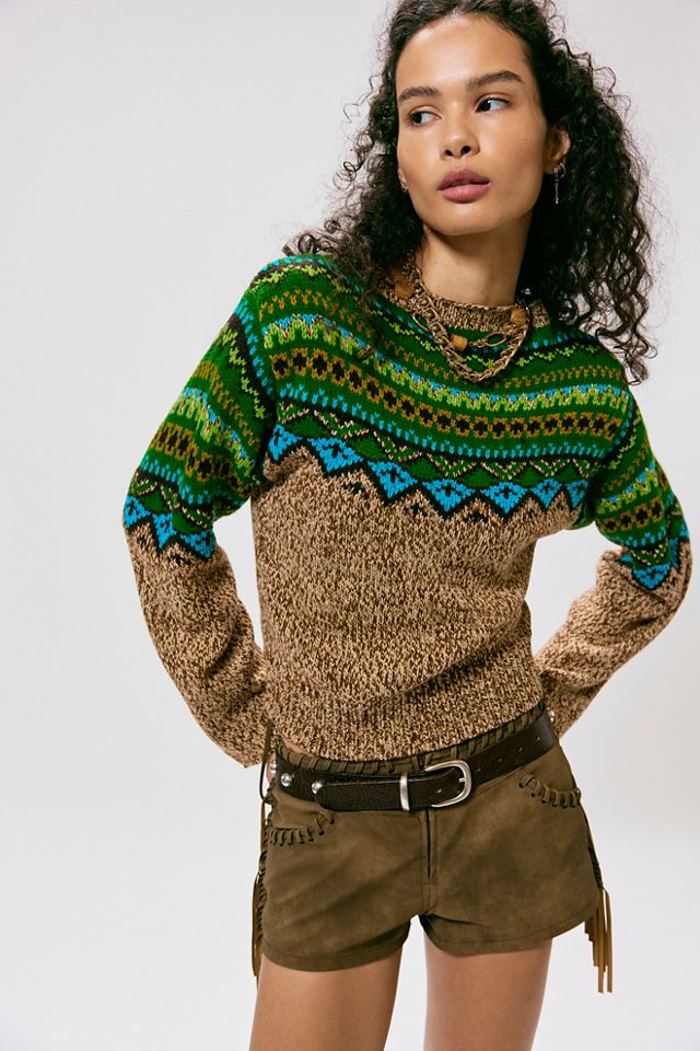 Anna Sui Fair Isle Pullover #6