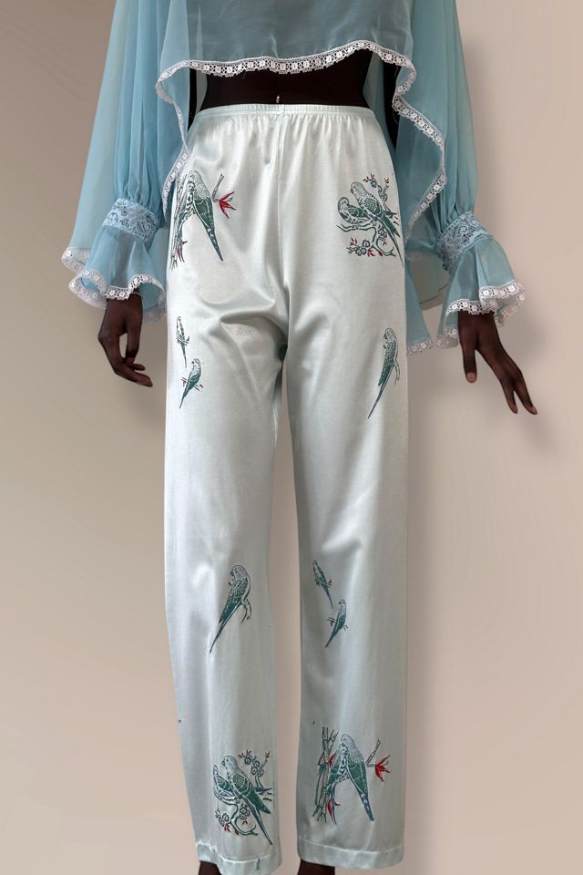 Vintage 1980's  Love Birds Lounge Pants Selected By Afterlife Boutique #1