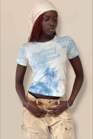 Vintage 1950's Champion Running Man Tag Faded T-Shirt Selected By Afterlife Boutique