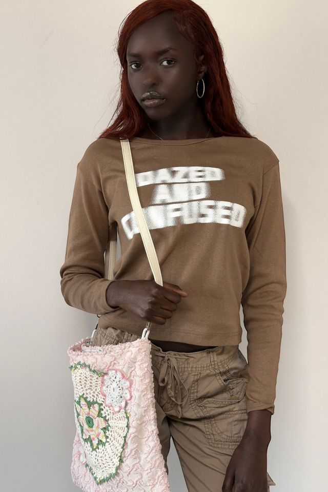Vintage 1990's Blurry Dazed And Confused Cropped Shirt Selected By Afterlife Boutique #2