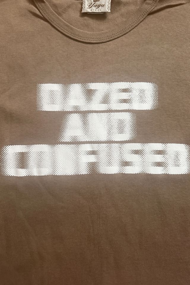 Vintage 1990's Blurry Dazed And Confused Cropped Shirt Selected By Afterlife Boutique #3