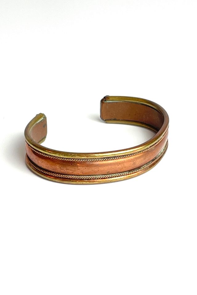 Vintage Brass And Copper Bangle Selected By Ankh By Racquel #1
