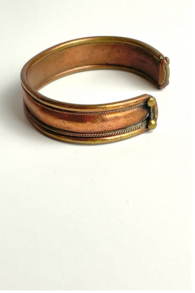 Vintage Brass And Copper Bangle Selected By Ankh By Racquel #2