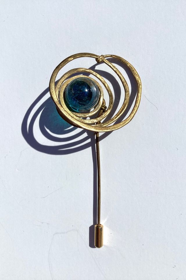 Vintage 1980s Artisan Spiral Brooch Selected by Cherry #1