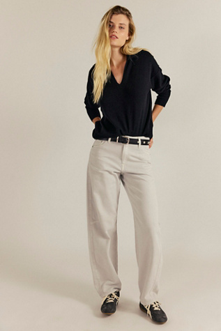 Eloura Cashmere Henley Sweater - thumbnail 5