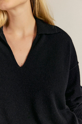 Eloura Cashmere Henley Sweater - thumbnail 6