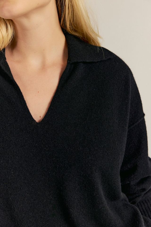 Eloura Cashmere Henley Sweater #3