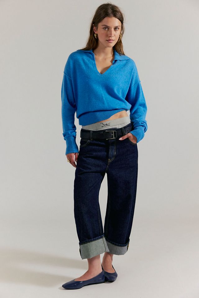 Eloura Cashmere Henley Sweater #7