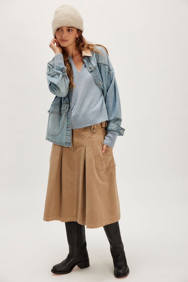 Eloura Cashmere Henley Sweater #2