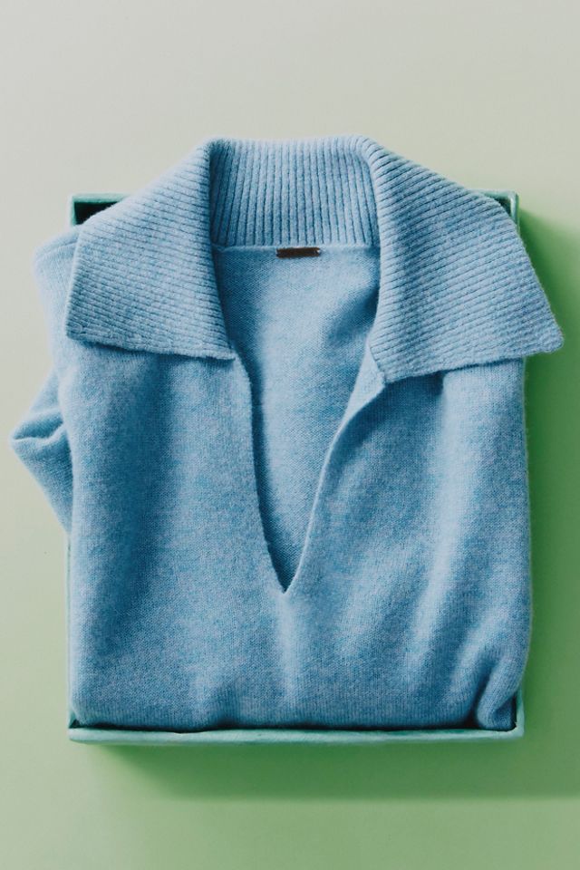 Eloura Cashmere Henley Sweater #4