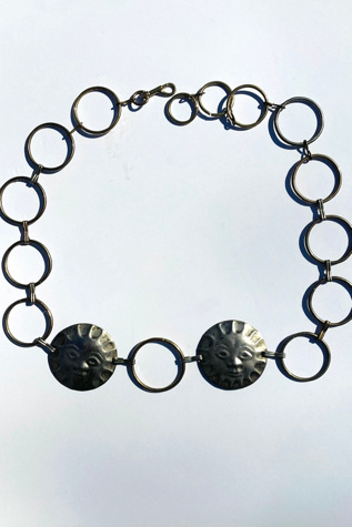 Vintage 1970s Solar Metal Go-Go Belt Selected by Cherry