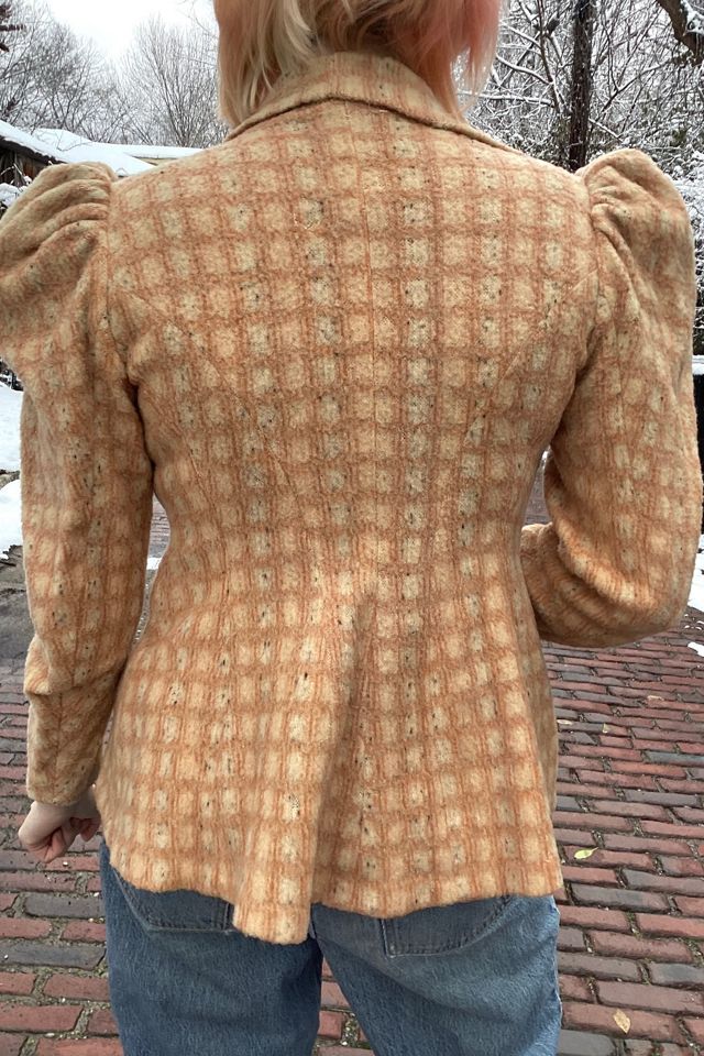 Vintage Edwardian Inspired Wool Plaid Jacket Selected by Cherry #1