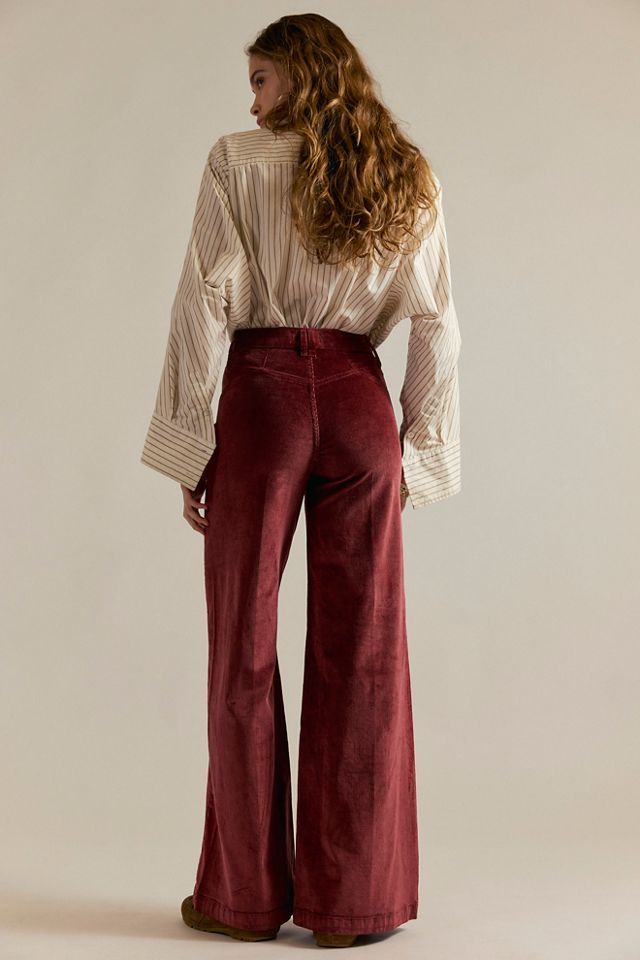 Pantalon palazzo taille haute Kellee We The Free #1