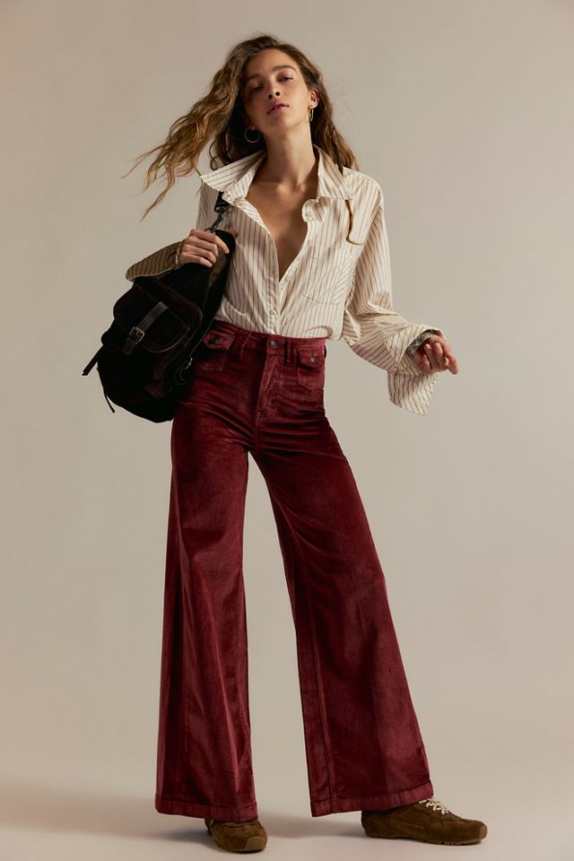 Pantalon palazzo taille haute Kellee We The Free #3