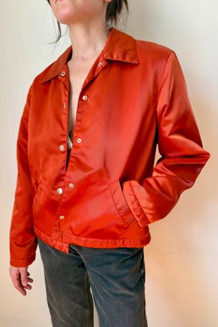 '01 Burnt Orange Jacket Selected by Wax Plant