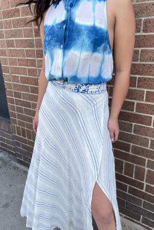 Vintage 1970's Wrap Gauze Skirt Selected by FernMercantile