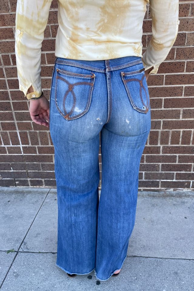Vintage Embroidered Jeans Selected by FernMercantile #2