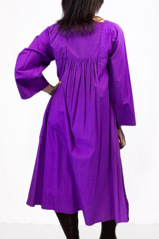 Vintage Robert Vercellino Purple Maxi Dress Selected by Black Shag Vintage #1