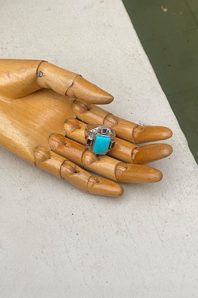 Vintage Sterling & Turquoise Ring Selected by BusyLady Baca & The Goods #3