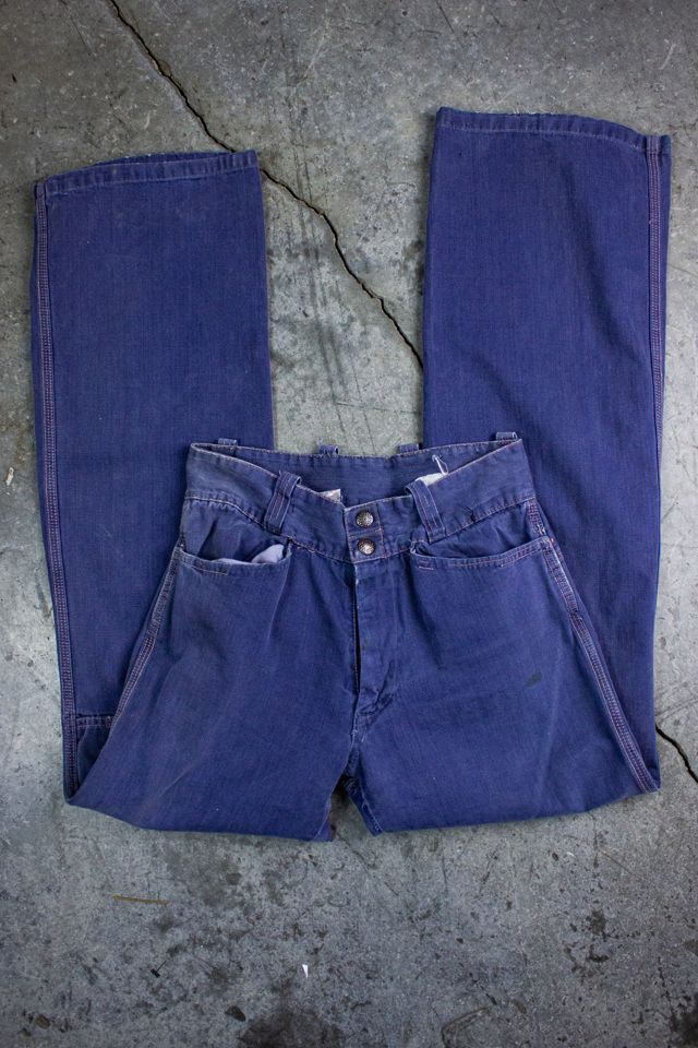 Vintage 70s French Connection Buckle Jeans Selected by Black Shag Vintage #3