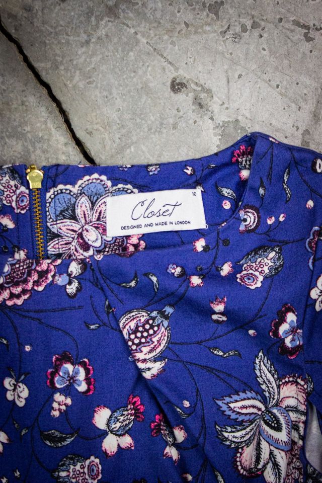 Vintage 60s Closet Floral Mini Dress Selected by Black Shag Vintage #2