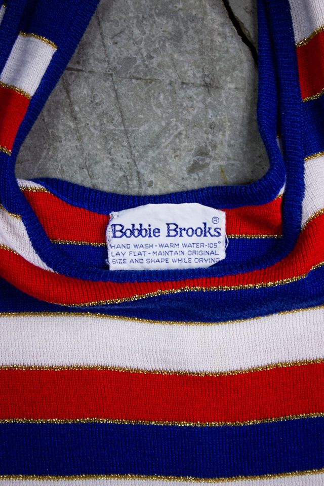 Vintage 60s Bobbie Brooks Striped Tank Top Selected by Black Shag Vintage #2