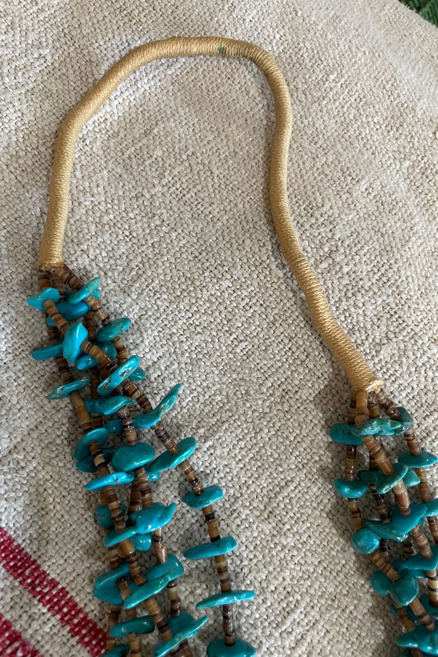 Vintage Turquoise Five-Stranded Long Necklace Selected by The Curatorial Dept. #2
