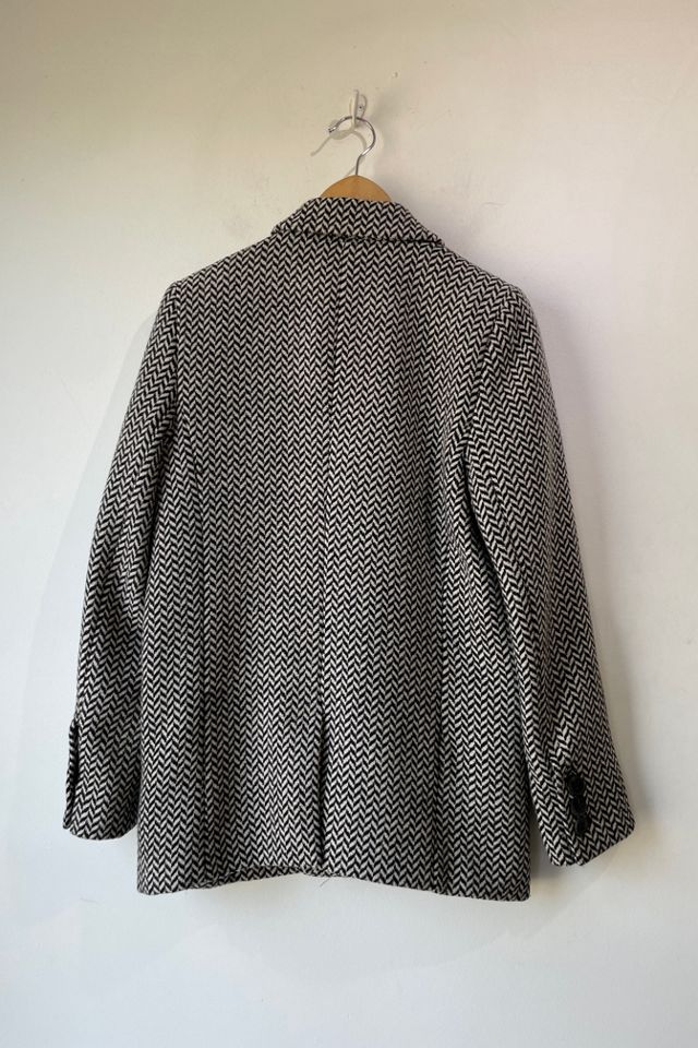 Anine Bing Black and White Chevron Jacket Selected by The Curatorial Dept. #2