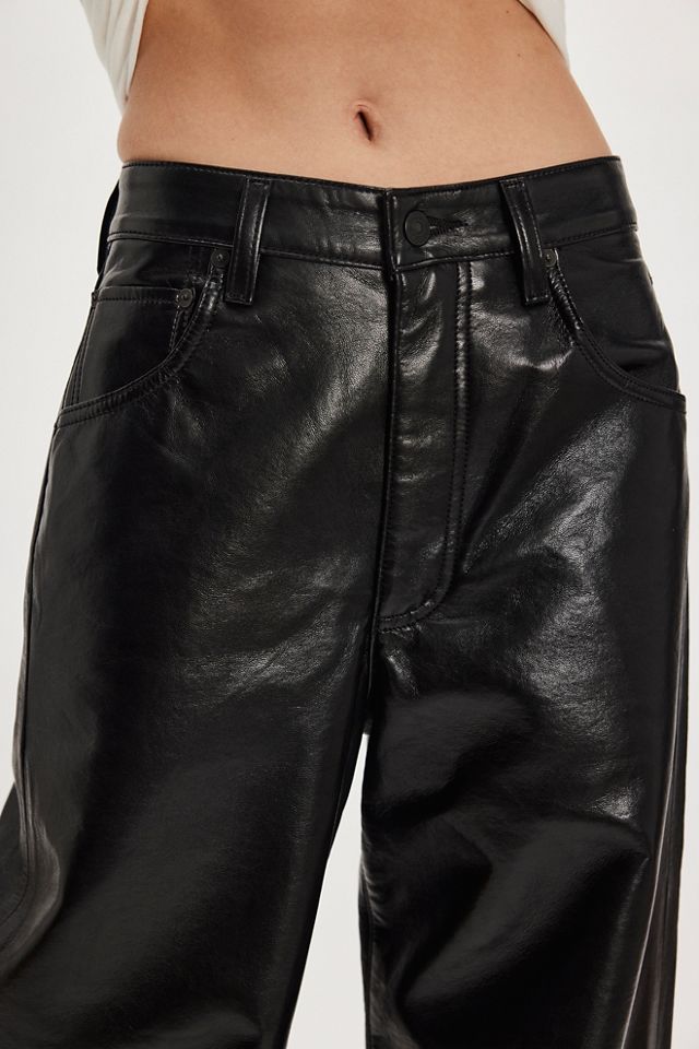 Citizens of Humanity Ayla Baggy Leather Pants #3