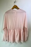 Tome Ballerina Pink Polyester Peplum Top Selected by The