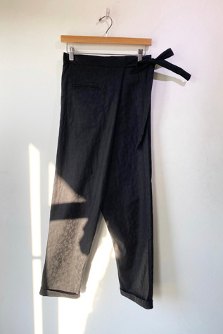 Caron Callahan Black Wrap Pants Selected by The Curatorial Dept.